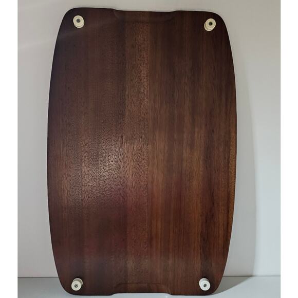 Mid Century Modern Teak Figure 8 Infinity Serving Board - Picture 2 of 4